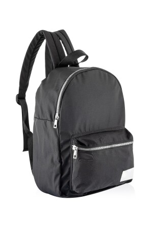 Damenrucksack Schultasche – Schwarz – Wasserdichter Stoff srt130 - 4