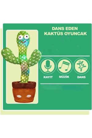 Dans Eden Oyuncak Şarjlı Konuşan Ses Tekrar Eden 120 Şarkılı Oyuncak Kaktüs Oyuncak Çocuk Oyuncak SquidGameOyuncak - 4