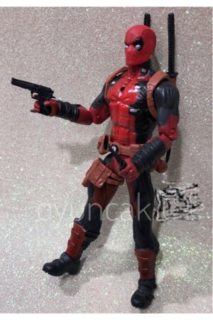 Deadpool Pilli Işıklı 20cm Kaliteli V Aksesuarlı Figür Oyuncak - 5