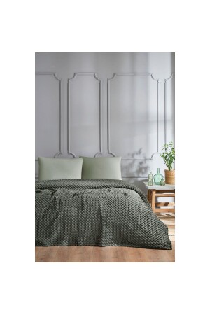 Decke Tomurcuk Double Khaki 200x220 - 2