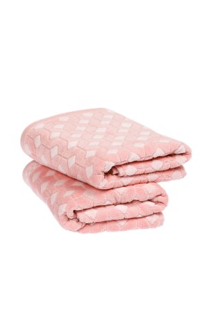 Decora 2-teiliges Handtuch 50x90 Rosa (ET) PR-DECORA50X90-2TY01327 - 2