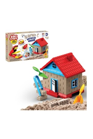 Dede Lernspielzeug Kinetic Sand House Building Set 750 Gr 03670 - 5