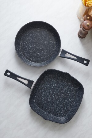 Defne Bio Granite Pfannengrill-Set Schwarz 153. 03. 08. 2721 - 5