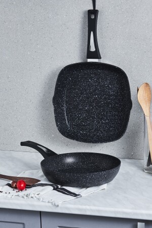 Defne Bio Granite Pfannengrill-Set Schwarz 153. 03. 08. 2721 - 7