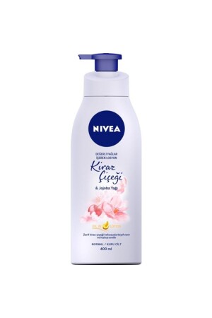 Değerli Yağlar İçeren Nemlendirici Vücut Losyonu 400ml- Kiraz Çiçeği Ve Jojoba Yağı - 2