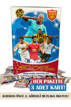 Dekomeka150 Super Final Mechanical Men Fußball-Spielerkarten der letzten Saison, 150 Stück, 3er-Pack (450 Karten). - 7