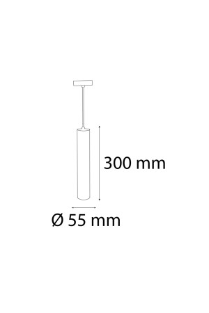 Dekoratif Boru Tipi Sarkıt Aydınlatma Gu10 5w VR310 - 4