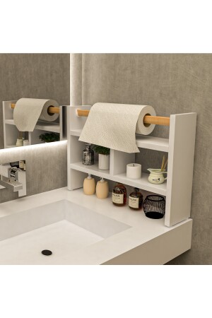 Dekoratif Mutfak Ve Banyo Organizeri Havluluk Çok Amaçlı (tezgah Üstü & Duvara Monte) Kullanım TAL-R-005 - 5