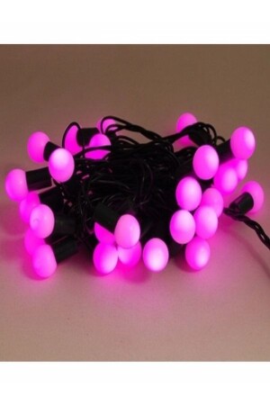 Dekoration Led Weihnachten Led Lichter 5mt Rosa Farbe Stecker Dekoration Weihnachten Licht Ball Led Rosa Led - 3