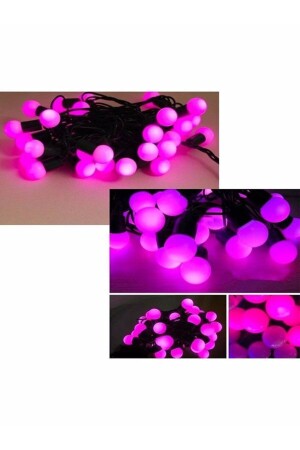 Dekoration Led Weihnachten Led Lichter 5mt Rosa Farbe Stecker Dekoration Weihnachten Licht Ball Led Rosa Led - 5