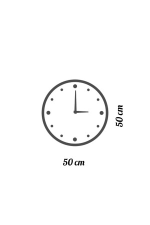 DEKORATIVE QUADRATISCHE WANDUHR MIT ECHTEM SPIEGEL (50 CM) - 5