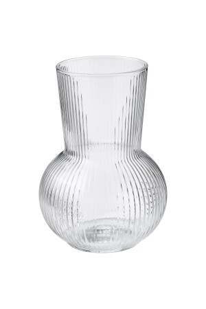 Dekorative Vase Karaffe Kleine Größe 17 cm Durchmesser: 12 cm Glas NGUG317 - 4