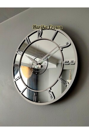 DEKORATIVE WANDUHR MIT ECHTEM SPIEGEL (40 CM) - 4