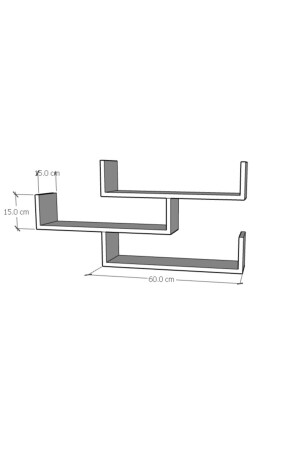 Dekoratives Wandregal RB003 - 4