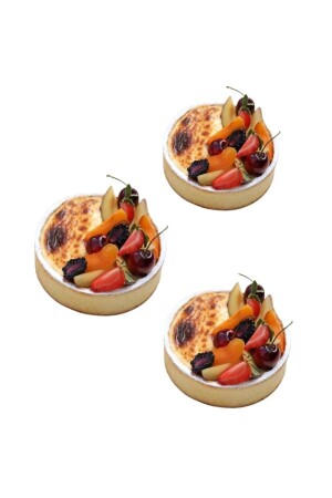 Delikli Tart Kalıbı Yuvarlak-3 Ad-10x2 Cm PASTA0365 - 3