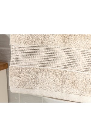 Deluxe Cotton Low Twist Gesichtshandtuch 50 x 90 cm Beige 10033980 - 3