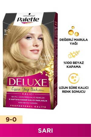 DELUXE HAARFÄRBE 9-0 GELB - 2