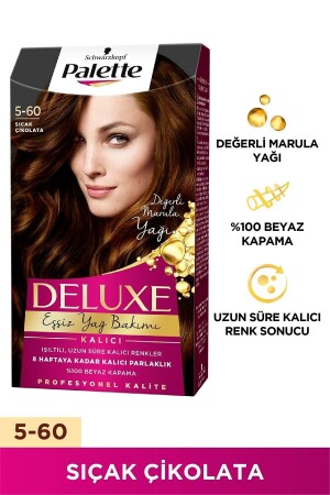 DELUXE SAÇ BOYASI 5-60 SICAK ÇİKOLATA - 2