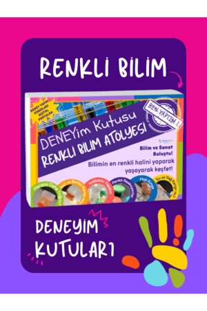 Deneyim Kutusu – Renkli Bilim Atölyesi Deney Seti - Deney Yapılış Videosu Hediyeli RenkliBilimAtölyesiDeneySeti - 2