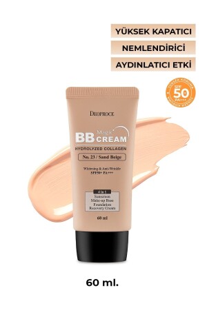 Deniz Kolajeni Içeren Yoğun Kapatıcı Bb Krem Spf50 Pa No:23 60ml Magic Bb Cream 8809567920729 - 2