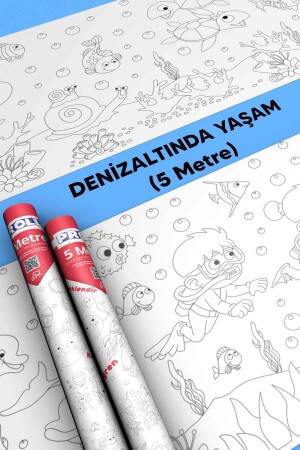 Denizaltı Boyama Kağıdı DNZALT01 - 2