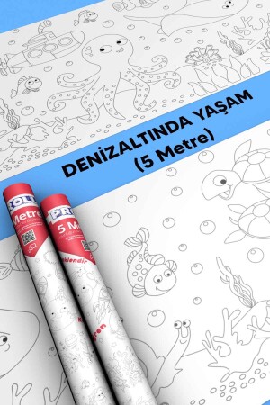 Denizaltı Boyama Kağıdı DNZALT01 - 4