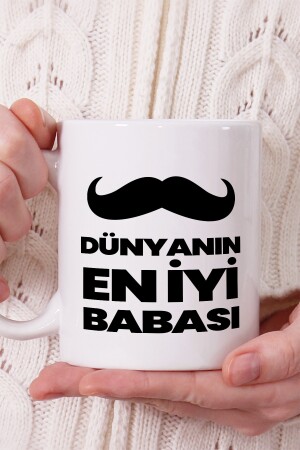 Der beste Papa der Welt geschriebene Tassentasse - Bedruckte Tassentasse - Bedruckte Tasse - Tasse mit Namen MUG-DAD - 3