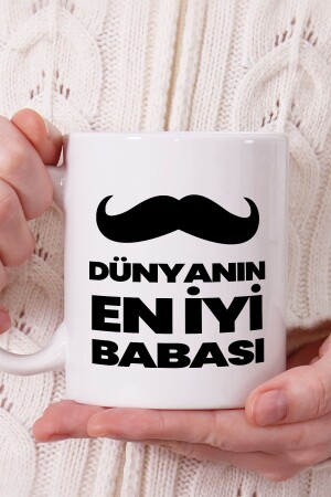 Der beste Papa der Welt geschriebene Tassentasse - Bedruckte Tassentasse - Bedruckte Tasse - Tasse mit Namen MUG-DAD - 2