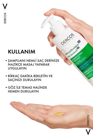 Dercos Anti-dandruff Kepek Karşıtı Şampuan Normal & Yağlı Saçlar 390 Mlx 2 Adet 8681689315023 - 10