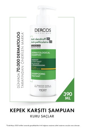 Dercos Anti-Schuppen-Shampoo 390 ml – trockenes Haar - 2