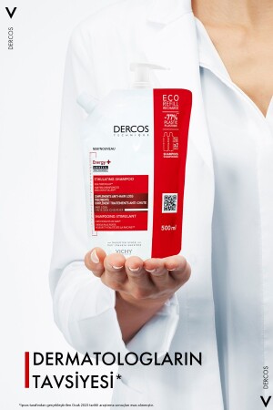 Dercos Energy- Saç Dökülmesi Karşıtı Şampuan - 500 ML Yeniden Dolum Paketi - 9