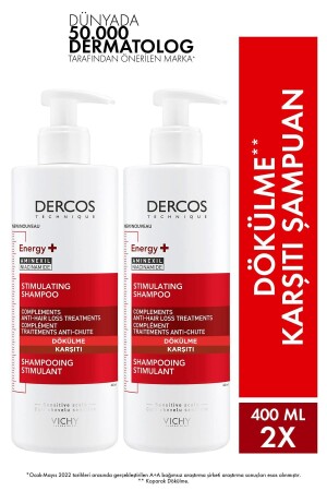 Dercos Saç Dökülmesine Karşı Bakım Şampuanı 400ml X 2 Adet - 3