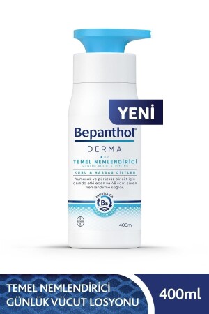 Derma Temel Nemlendirici Günlük Vücut Losyonu 400 ml Kuru ve Hassas Ciltler - 1