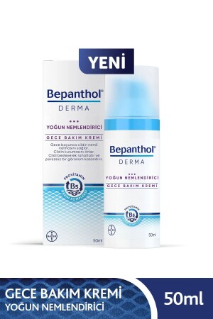 Derma Yoğun Nemlendirici Gece Bakım Kremi 50 ml Provitamin B5 Bakım Kompleksi bepantholdermagece50ml - 2