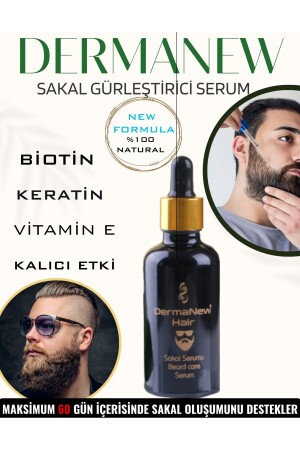 Dermanew Sakal Gürleştirici Serum - Sakal Bakım - Sakal Çıkartıcı - Sakal Cıkartıci - 1 Adet 5353568 - 2