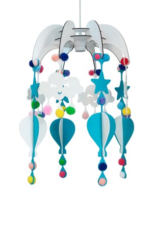 Design Otto Dream Light Dekoratif Çocuk Odası Avize Bebek Odası Avize Mavi design_otto_dream_light_mavi - 5