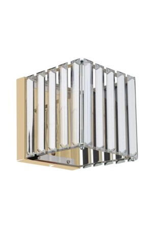 Diamond Double Color LED Square Gold Sconce 1605040012609 - 4