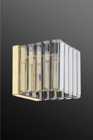 Diamond Double Color LED Square Gold Sconce 1605040012609 - 8