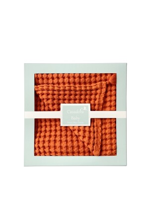 Dicke Babydecke aus 100 % Baumwolle – Orange TYC00188067515 - 6