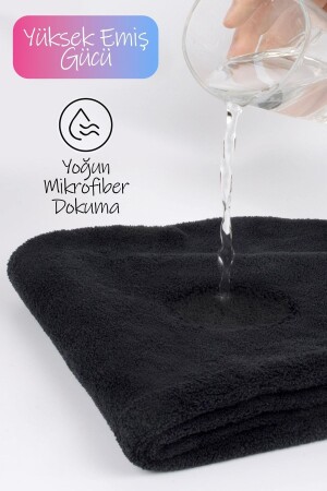 Dickes Mikrofaser-Haarhandtuch, Strand, Meer, Pool, Kappe, Trocknen, Bad, Haartrocknen, Kopftuch, Rosa - 4