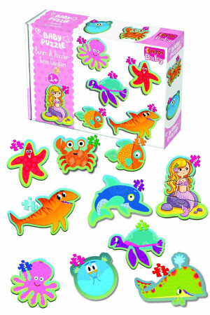 Die ersten Tiere meines Babys Puzzle-Set mit 4 Diy-Toy-Babypuzzles - 6