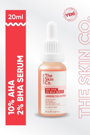 Die Skin Co.10 % Aha 2 % Bha Skin Tone Evening & Pore Firming Peeling Serum 20 ml 8682644280455 - 2