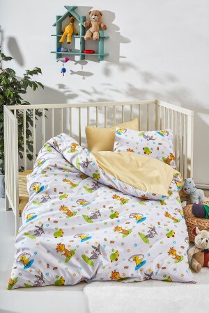 Digitaldruck-Babybettbezug-Set mit Hasenmuster TYC00673138234 - 1