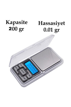 Digitale Präzisions-Elektronische Juwelier-Taschenwaage, Waage, 200 g/0. 01 Gramm - 7