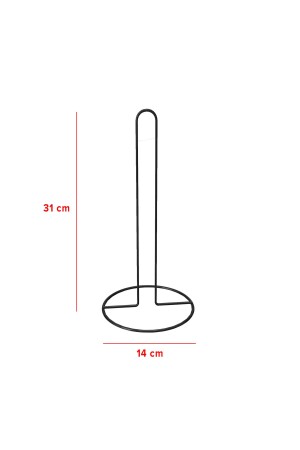 Dikey Havluluk Dikey Havlu Rafı Kağıt Havlu Rafı Rulo Havluluk Rulo Peçetelik Siyah - 6