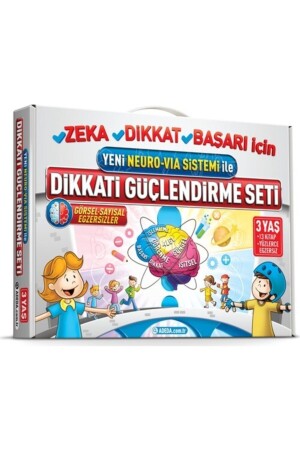 Dikkati Güçlendirme Seti 3 Yaş - Görsel Dikkat Testi - 1