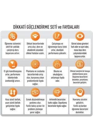 Dikkati Güçlendirme Seti - 6 Yaş - 8