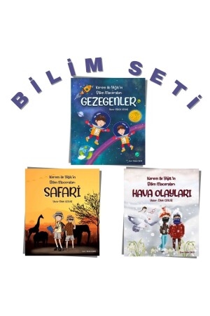 Dilek Cesur-kerem Ve Yiğit'in Bilim Seti-hikaye Kitabı Seti BİLİMSETİ - 2