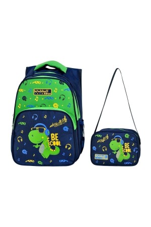 Dinosaurier-Muster Lunchbox Grundschultasche BLRKMB5002 - 1