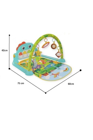 Dinosaurier-Spielmatte mit Klavier, Sound und Licht 3 in 1 - 10